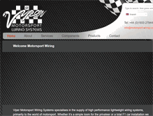 Tablet Screenshot of motorsport-wiring.com